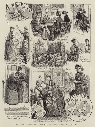 Gerupfte Gänse, die Geschichte der Gobang Mining Company von William Ralston